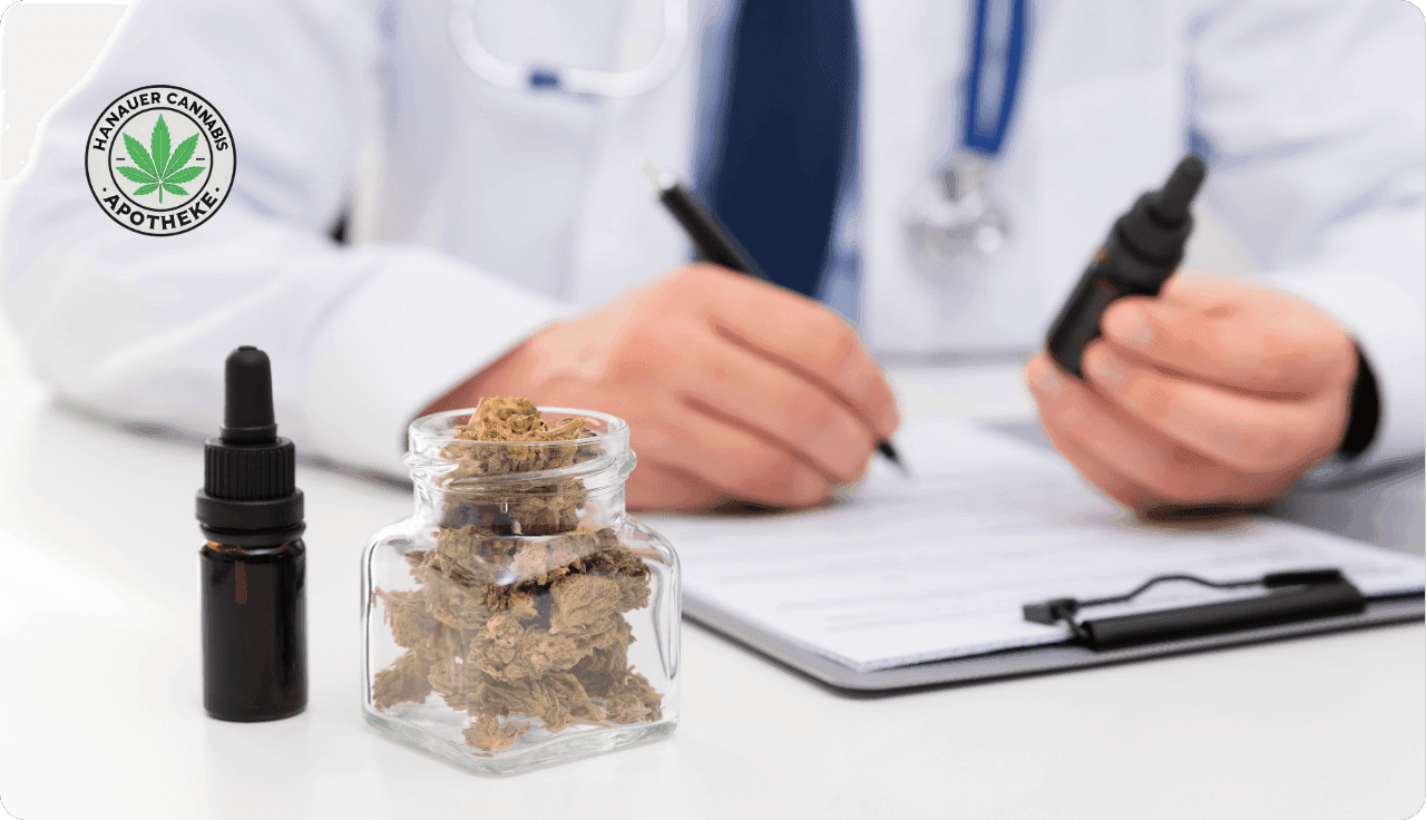 Arzt verschreibt medizinal Cannabis